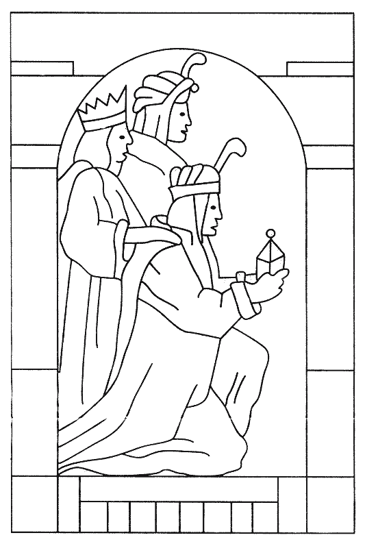 Szopka Bożonarodzeniowa kolorowanki